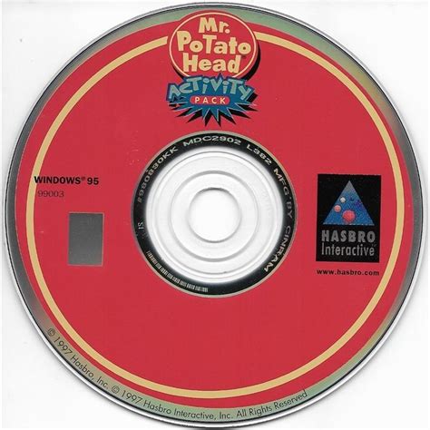 Pc Software Game Mr Potato Head Activity Pack Windows 95 Cd Only No