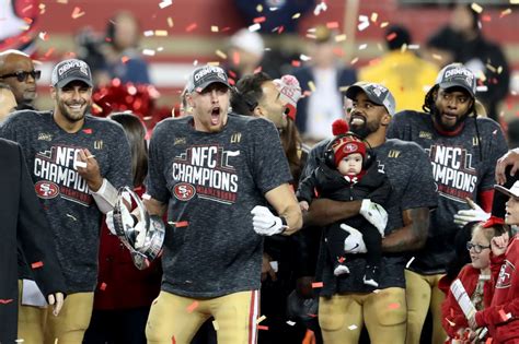 Photos From San Francisco 49ers Receive Nfc Championship Trophy As