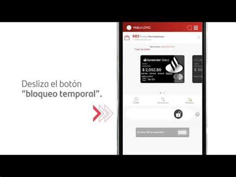 Santander C Mo Bloquear Temporalmente Y Desbloquear Tu Tarjeta Youtube