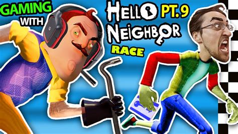 Hello Neighbor Vs Me Basement Race Challenge Irl Gaming Alpha 3
