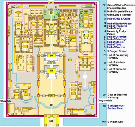 Forbidden City Floor Plan
