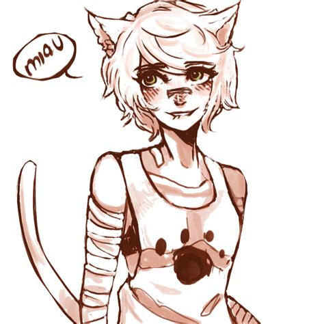 My Cat As Human Doodle By Charles Yaseko On Deviantart