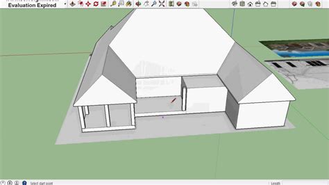 Creating A Complex Roof In Sketchup Using Reference Photos Youtube