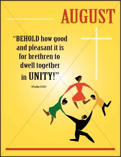August Church Bulletin Cover
