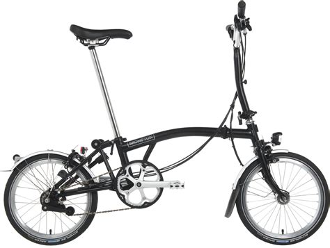 One of the reasons that the brompton is so compact is that it doesn't simply fold in half. Brompton M6L Folding Bike 2020 Black