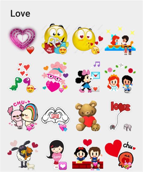 Love Sticker Set Stickers