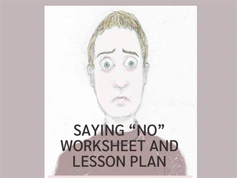 Refusal Skills Saying No Worksheet And Lesson Plan Us Teaching