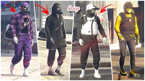 Top 5 Modded Tryhard Outfits Gta Online Youtube