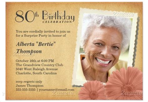 26 80th Birthday Invitation Templates Free Sample Example Format