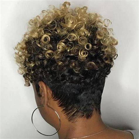 Luna 005 Spiral Short Curly Tapered Hair Wig For Black Women Lunawigs