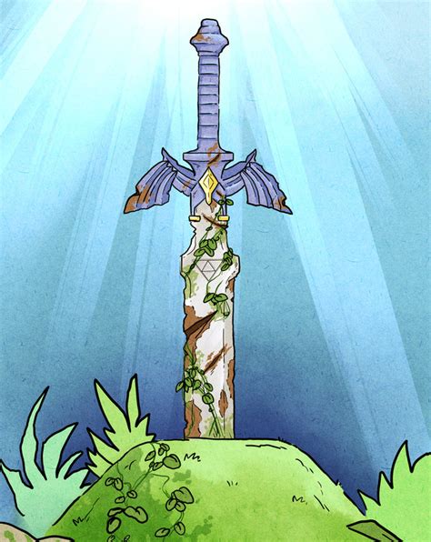 The Master Sword Legend Of Zelda Art Shovel Knight Master Sword Pop