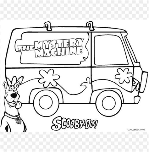 Scooby Doo Mystery Machine Coloring Pages