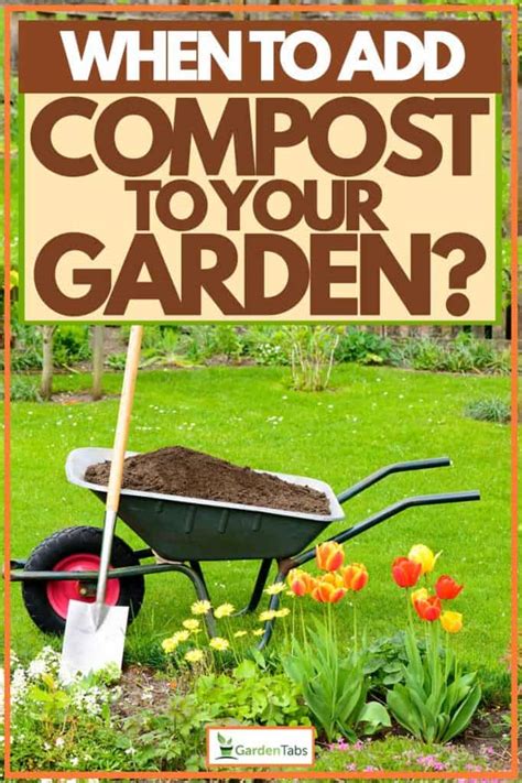 When using composted manure as a soil amendment in a flower garden, its best to mix it in equal parts with the garden soil. When to Add Compost to Your Garden? - Garden Tabs