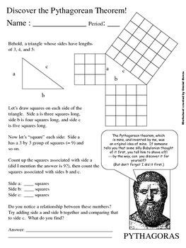 Videos (over 2 million educational videos available). Let Pythagoras show you how Pythagorean Theorem was discovered | Pythagorean theorem, Teaching ...