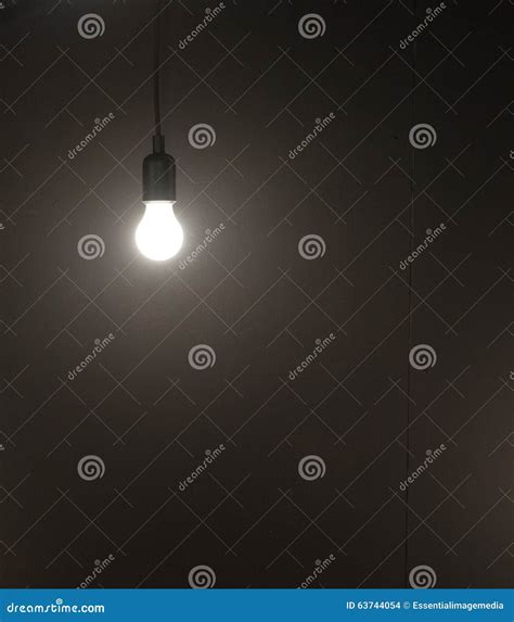 Single Light Bulb Stock Photo Image Of Background Lightbulb 63744054