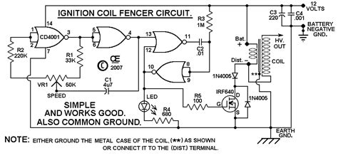 Wiring diagram comes with numerous easy to stick to wiring diagram instructions. DIY Electric fence circuit. | Technology | Circuit, Circuit diagram, Electric fence energizer