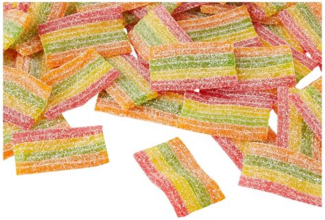 Haribo Rainbow Strips Sour Sweets Bags Pack Of 12 Buy Online In