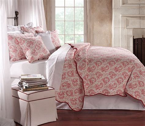 Lismore Red Toile Quilt Set Quilt Sets Bedding Quilt Sets Queen
