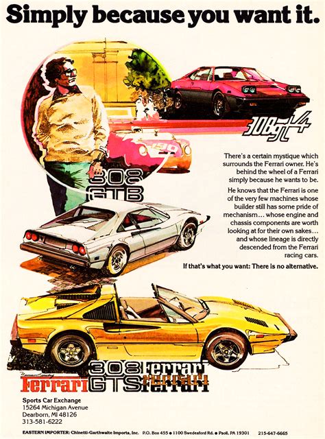 Ferrari formalwear is australia's largest formal wear company supplying formal wear suits and bridal collections,bridesmaid dresses and debutante dresses. 1978 Ferrari 308 ad | CLASSIC CARS TODAY ONLINE