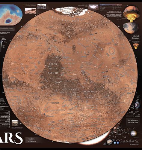 Map Of Mars Pablo Carlos Budassi