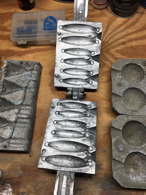 SOLD - Fishing weight molds | Bloodydecks