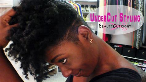 It's a short undercut and we love the platinum edge to it. Get Ready With Me| Natural Hair UnderCut| Qiuck Face - YouTube