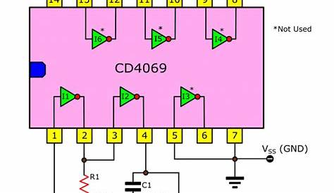 cd4069 circuit diagram