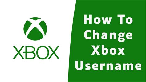 How To Change Xbox Username Update Gamertag Youtube