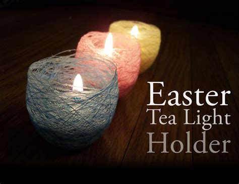 Mind Ruffle Diy Easter Tea Light Candle Holder