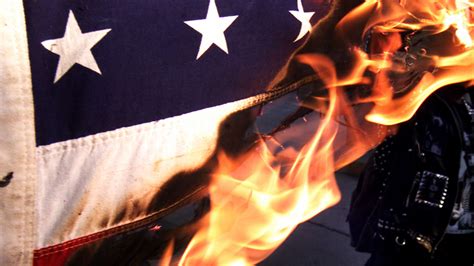 how to burn an american flag sub media