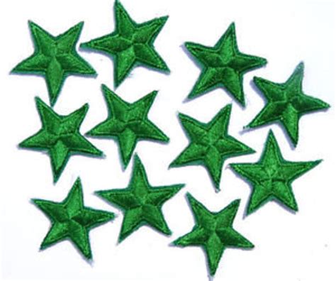 Patchs étoiles Vertes étoiles Vertes Brodées étoile Etsy France
