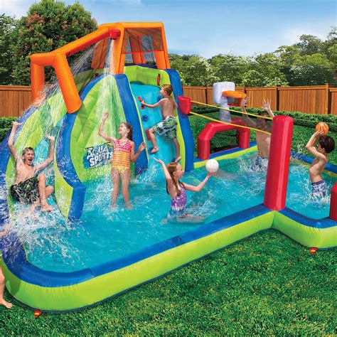 This inflatable unit has many safety features. Sports, sports, and more sports! This Banzai Inflatable ...