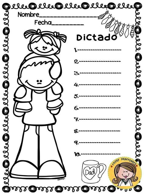 Plantillas Para El Dictado 36 Spanish Teaching Resources Spanish