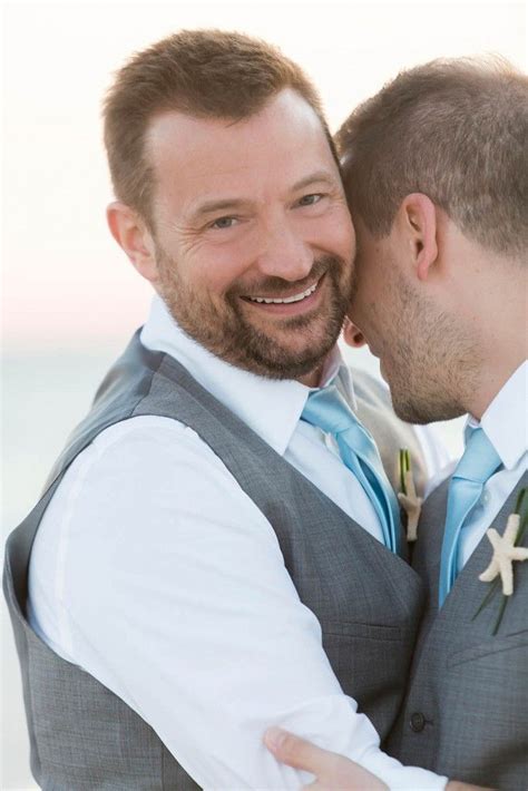 Spending Your Day Together As A Couple Equally Wed Lgbtq Weddings Blue Beach Wedding