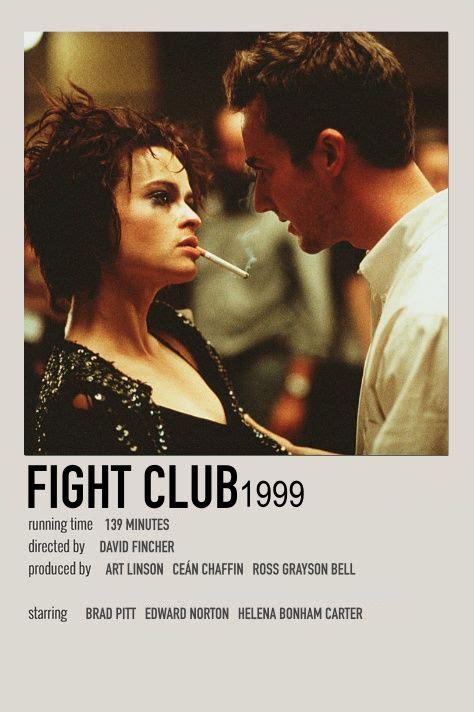 Fight Club Poster Iconic Movie Posters Film Posters Minimalist