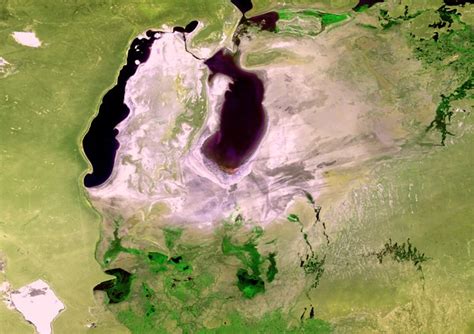 Satellite Images Aral Sea Kazakhstan Proba V