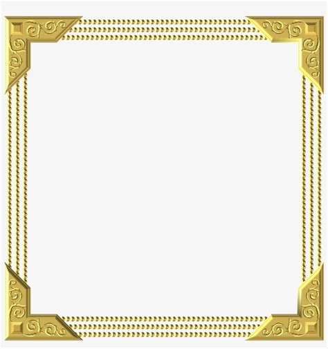 Royal Gold Border Design