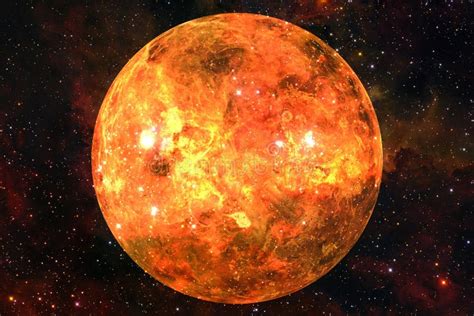 Planeta Veno Sistema Solar Elementos Desta Imagem Fornecidos Por Nasa