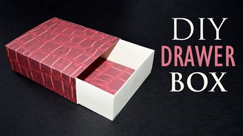 How To Make A Paper Box Diy Sliding T Box Youtube