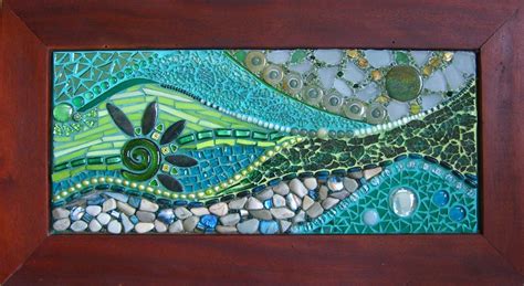 Pin By Jeanette Gleyzer On Mosaics Sea Glass Mosaic Mosaic Art Sea Glass Art