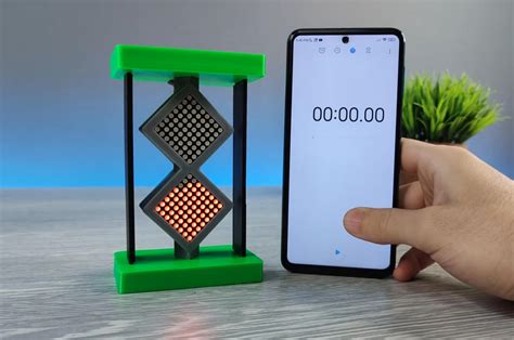 This Diy Digital Hourglass Delivers A Retro Feeling Without The Messy