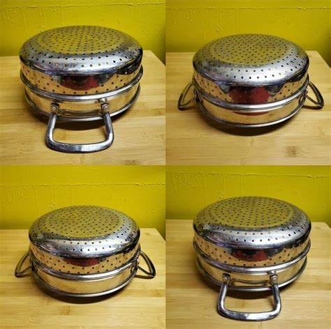 Princess House Stock Pot Steamer Insert Strainer Stainless Steel