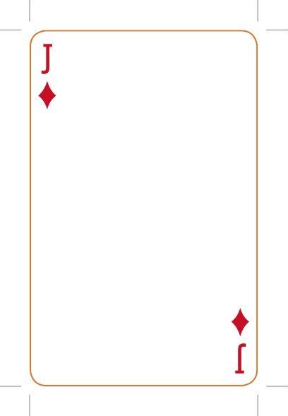 Blank Playing Cards Printable Playing Cards Custom Playing Cards