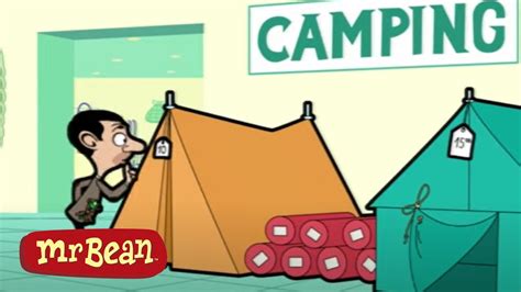 Camping Funny Episodes Mr Bean Animated Cartoons For Kids Youtube