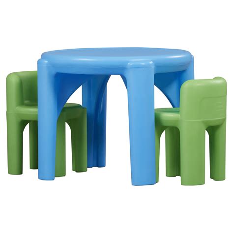 This kids table and chairs set is just the right size for toddlers! Little Tikes Kids' 3 Piece Table & Chair Set & Reviews ...