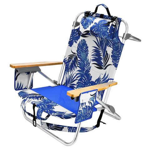 5 Position Folding Backpack Beach Chair