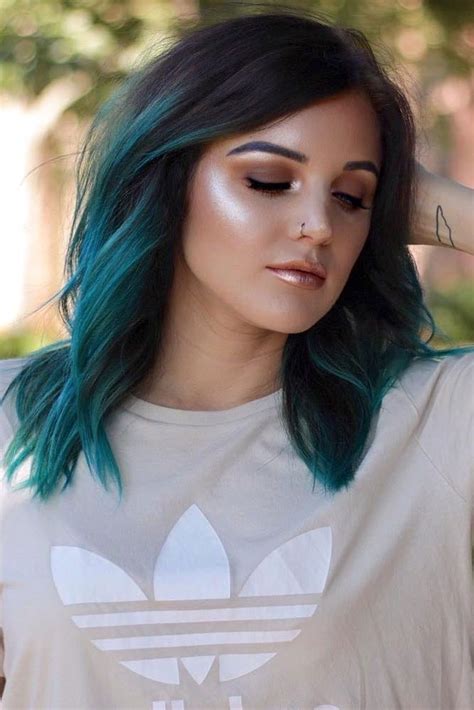 You Should Definitely Try Green Ombre Hair If You Love Experimenting It Looks Extraordinary And