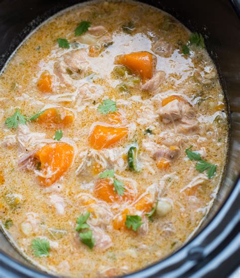 Homemade Slow Cooker Chicken Stew Is The Loaded With Vegetables And
