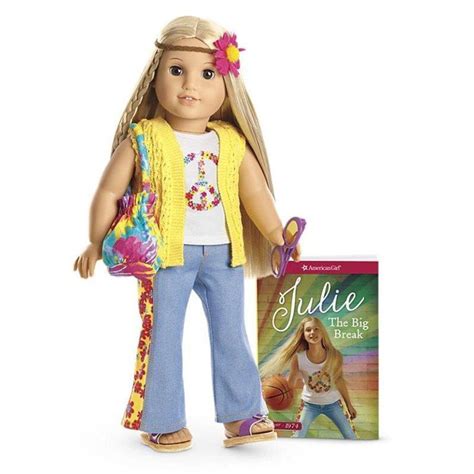 American Girl Beforever Julie Doll And Book