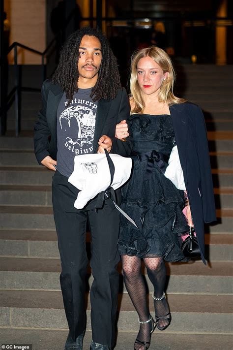 Luka Sabbat Links Arms With Chloe Sevigny As They Attend Marc Jacobs Wedding Together